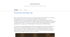 Desktop Screenshot of lyledenman.com